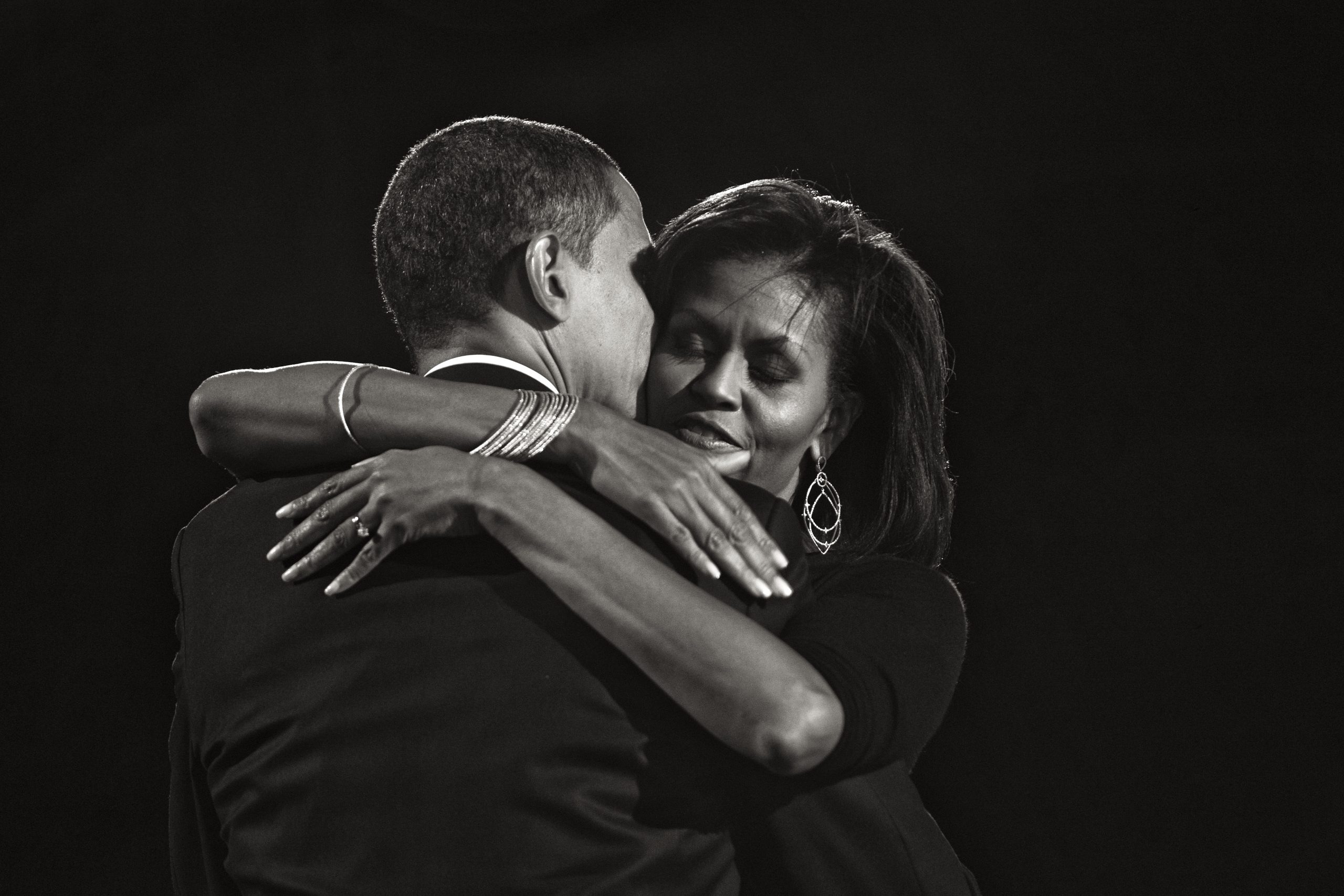 Barack and Michelle Obama, photographer: Brooks Kraft. Gallery: Tres Hombres Art
