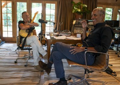 Tres Hombres Art, Photographer: RobDeMartin, picture: Bruce Springsteen and Barack Obama