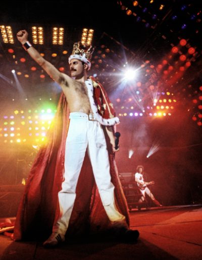 Freddie Mercury Wembley, 1986. Photographer: Denis O’Regan