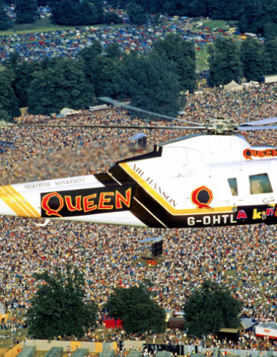 Queen, helicopter. Photographer: Denis O’Regan