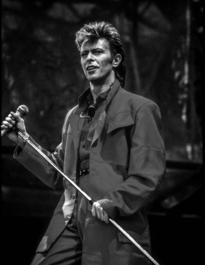 Tres Hombres Art | David Bowie 1987, Glass Spider Tour, Rotterdam. Foto: Jan Wiridén