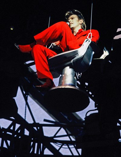 Tres Hombres Art | David Bowie 1987, Glass Spider Tour, Rotterdam. Foto: Jan Wiridén