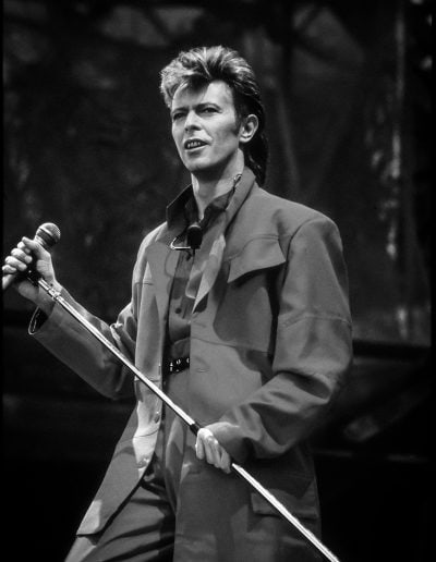 Tres Hombres Art | David Bowie 1987, Glass Spider Tour, Rotterdam. Foto: Jan Wiridén