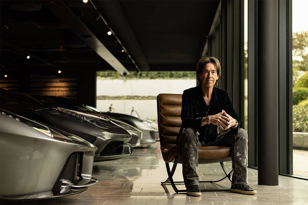 Per Gessle with his Joyride Car Collection, Hotel Tylösand